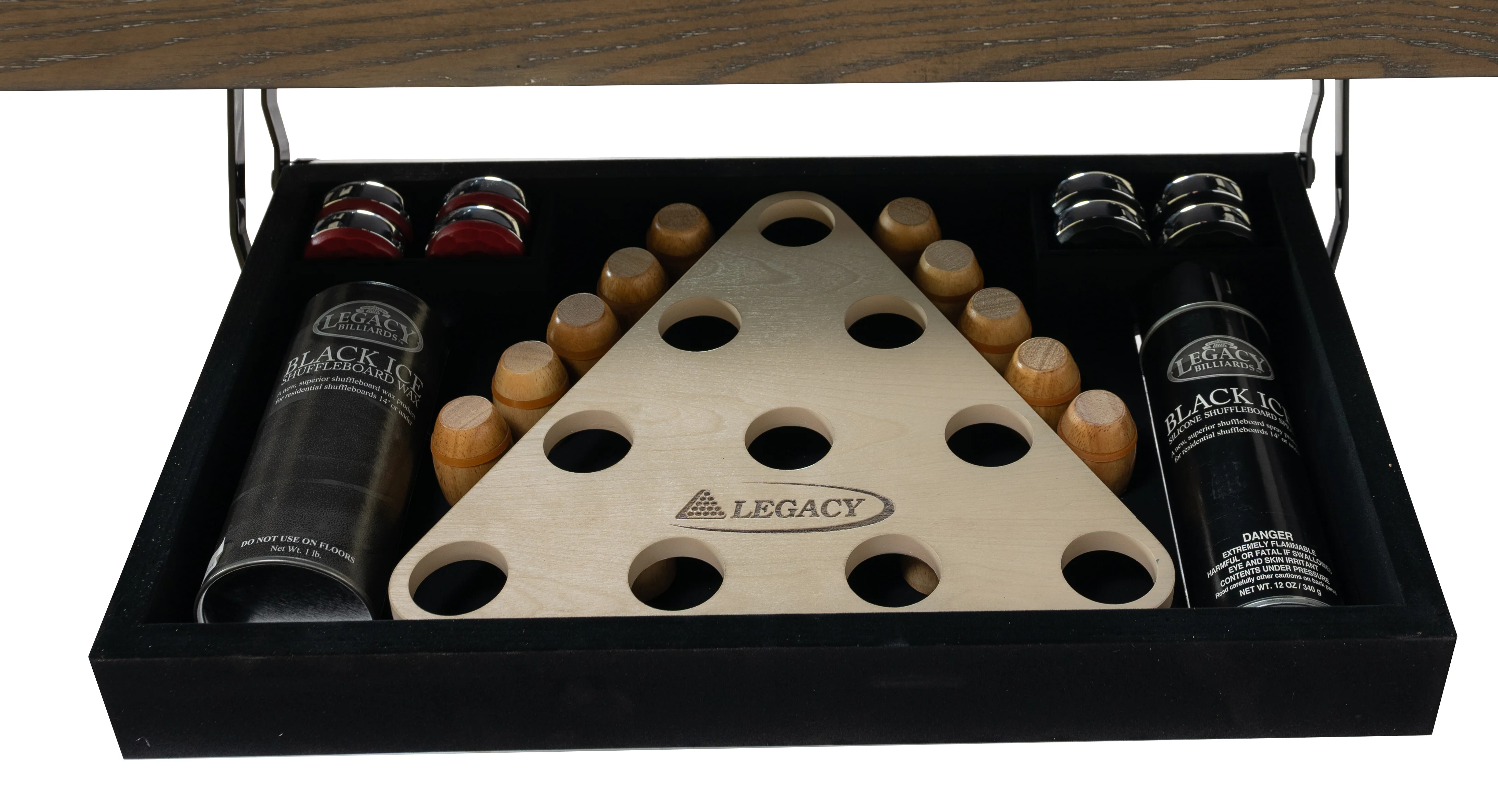 Baylor 12 Ft Shuffleboard - Rustic Series - Image 11