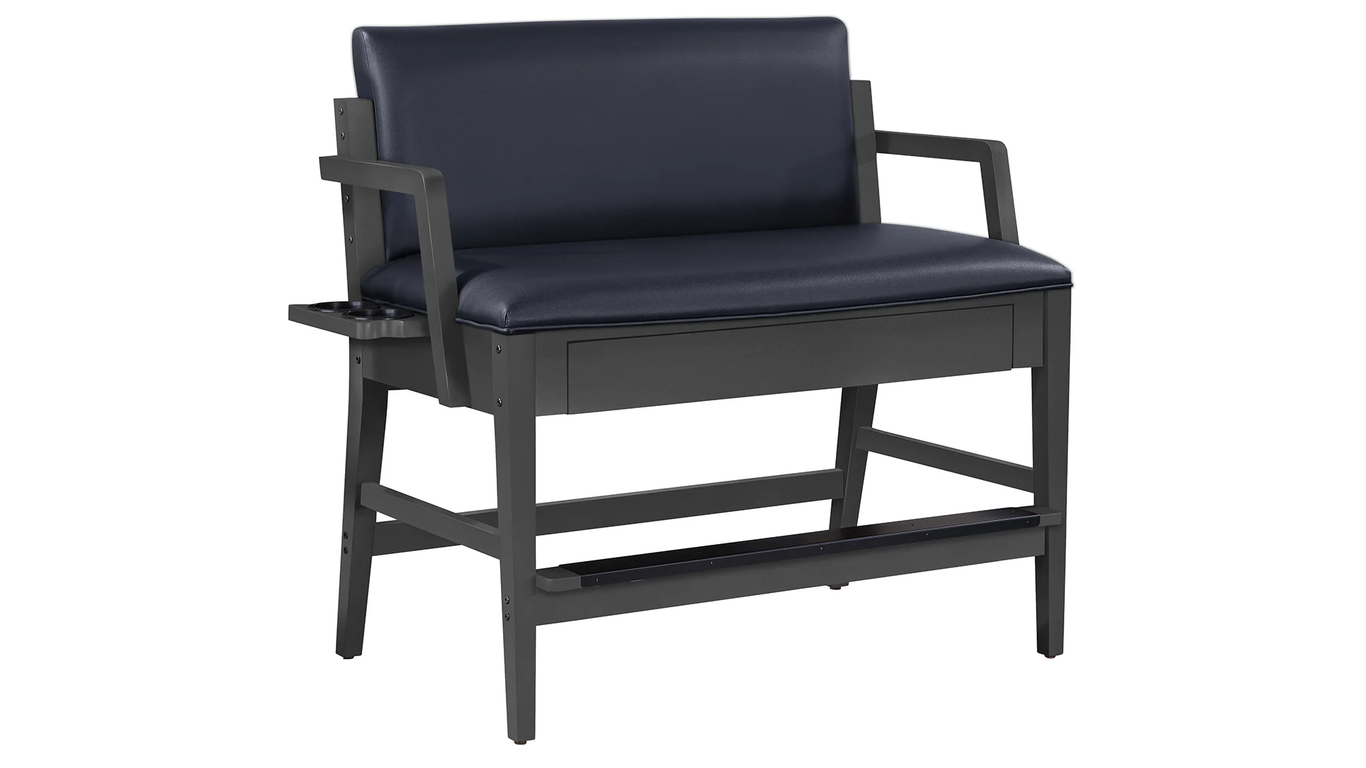 Baylor Spectator Bench in Graphite Finish