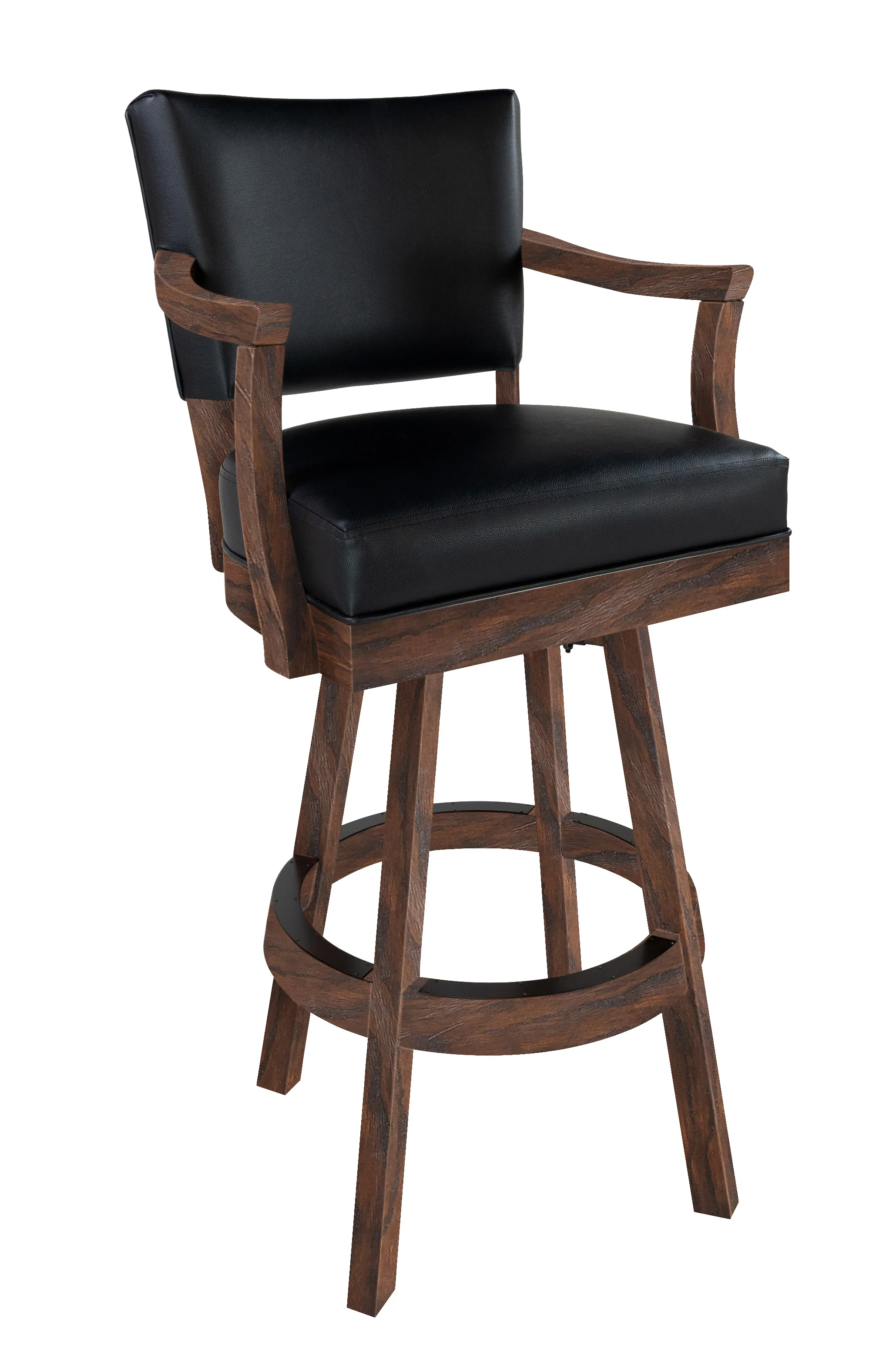 Classic Backed Barstool - Rustic Series - Image 8