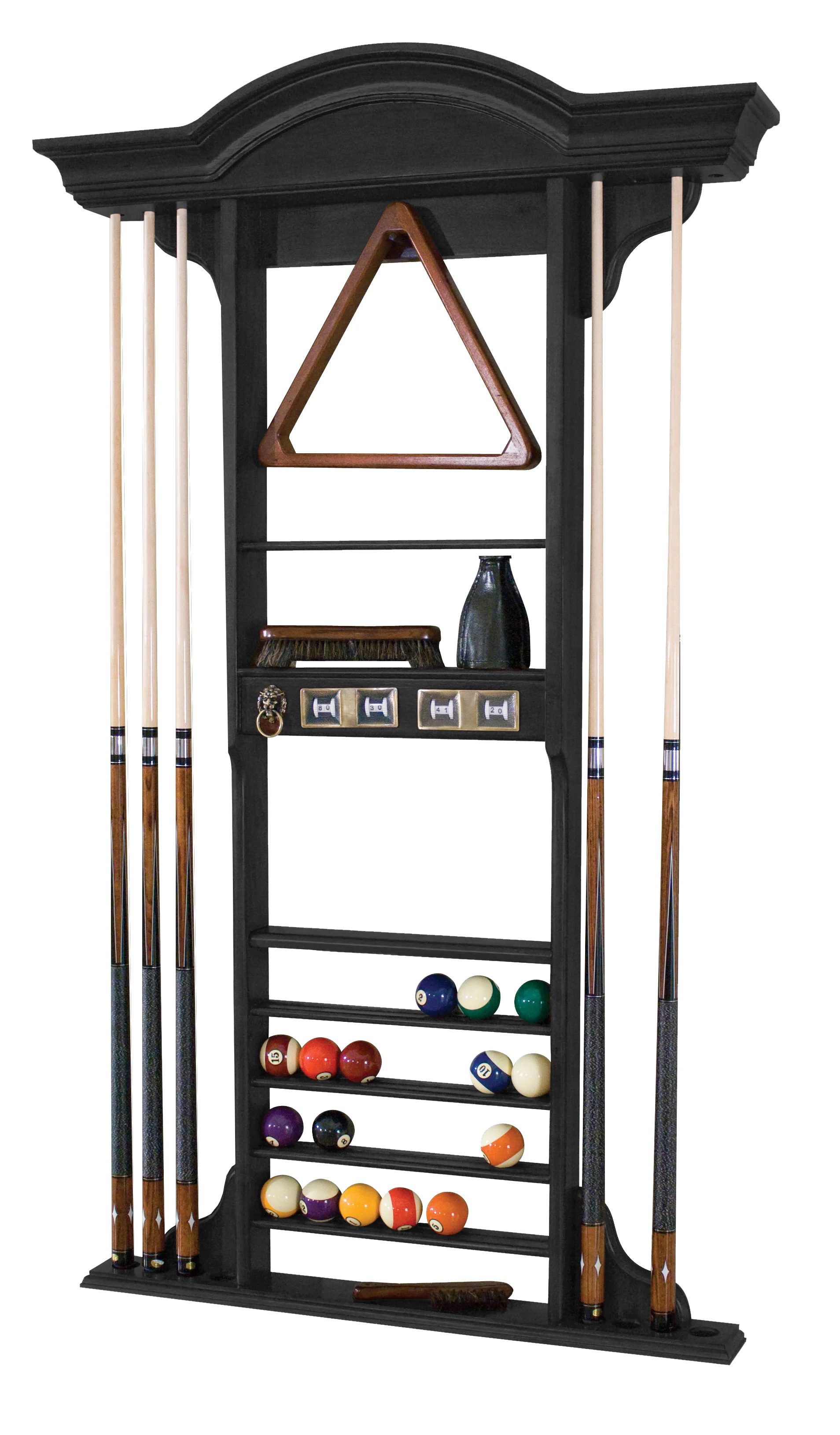 Classic Wall Cue Rack - Image 5