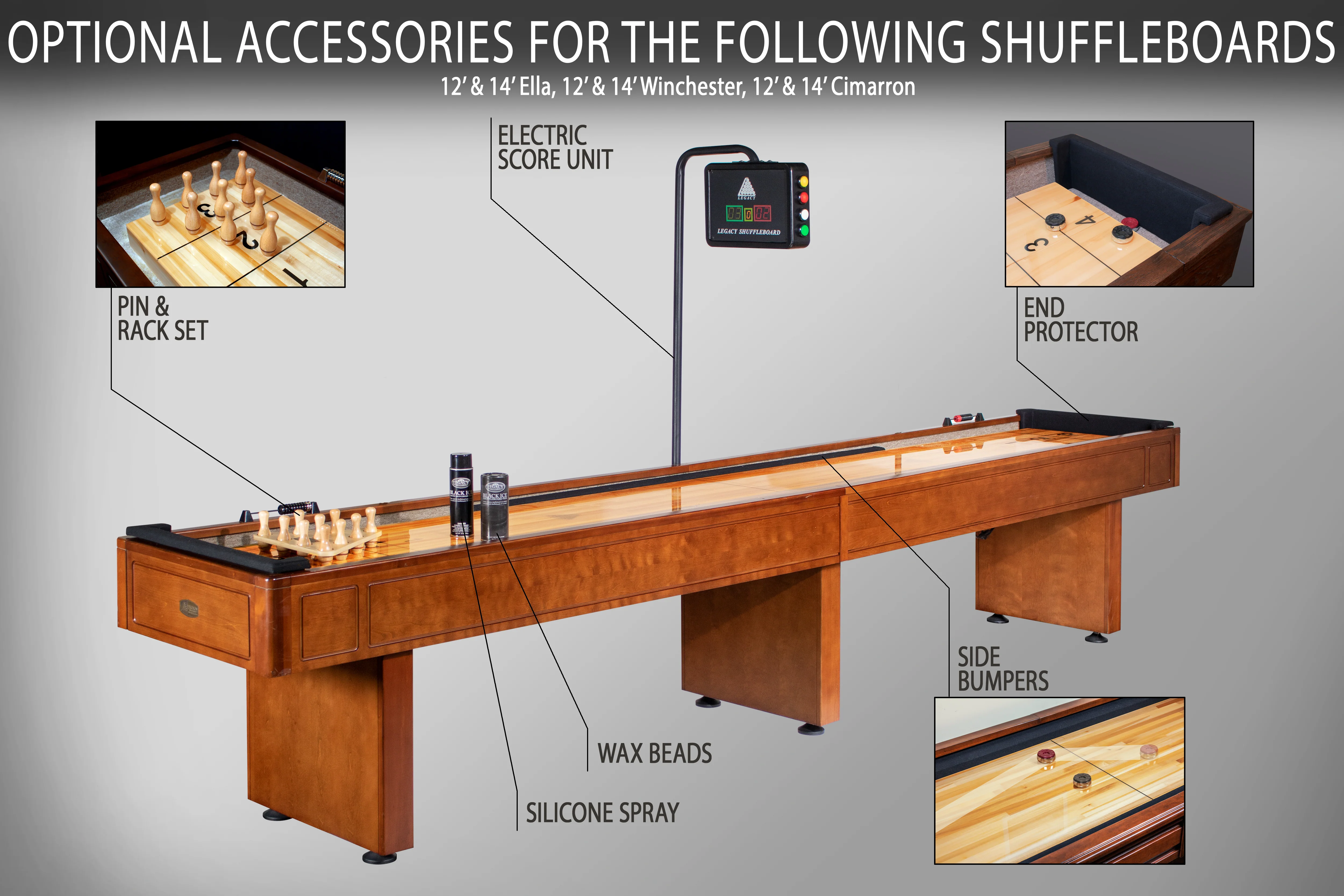 Cumberland 12 Ft Shuffleboard - Image 10