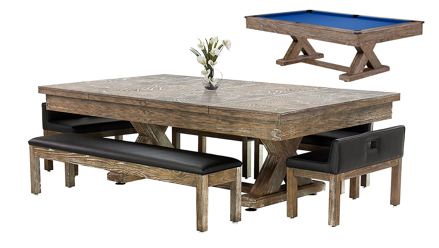 Cumberland 7 Ft Pool Table Dining Collection - Image 11