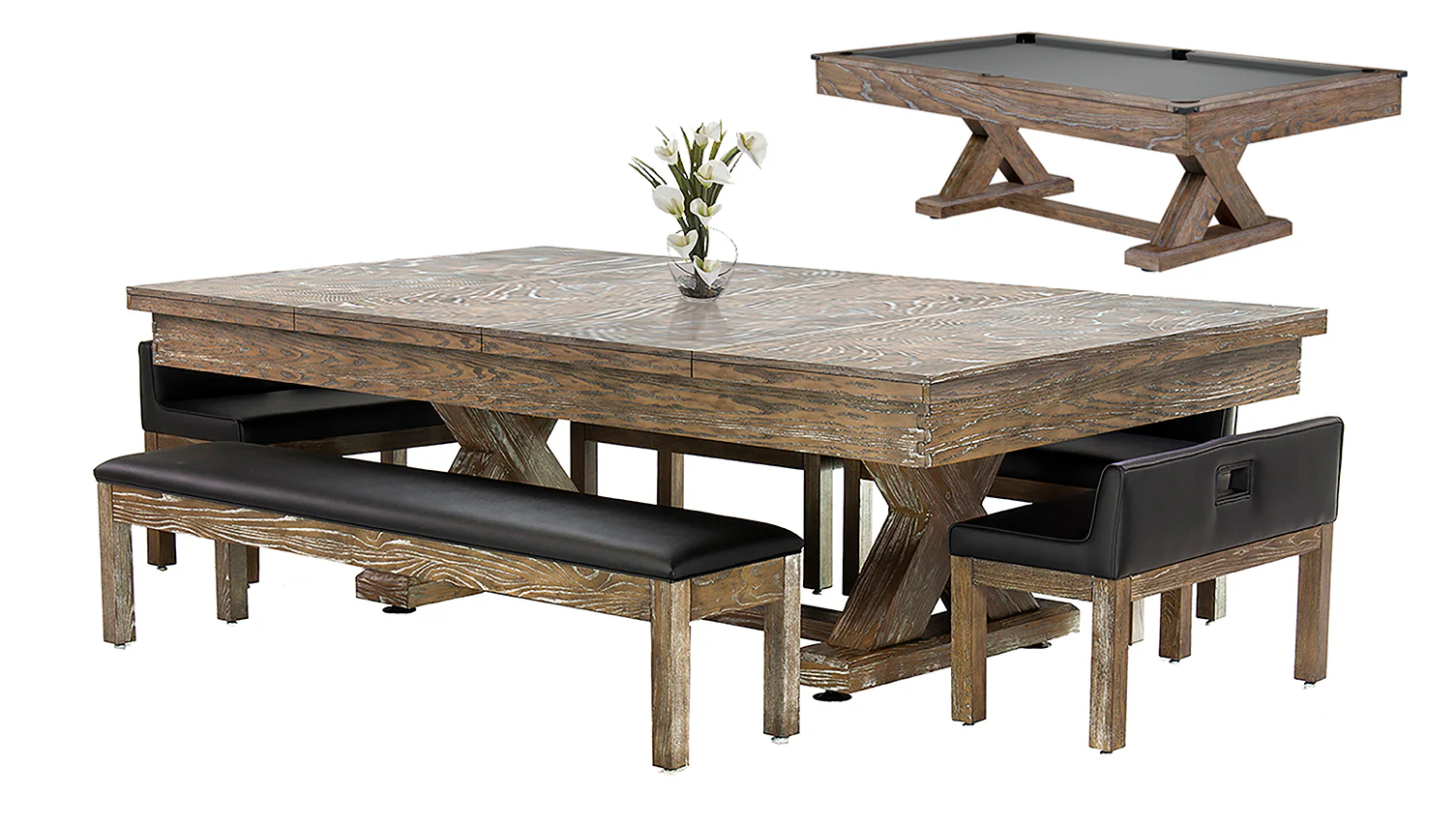 Cumberland 7 Ft Pool Table Dining Collection - Image 12