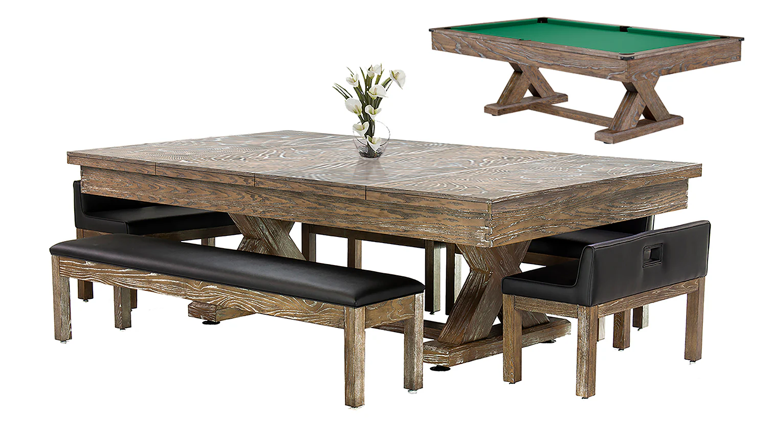 Cumberland 7 Ft Pool Table Dining Collection - Image 16