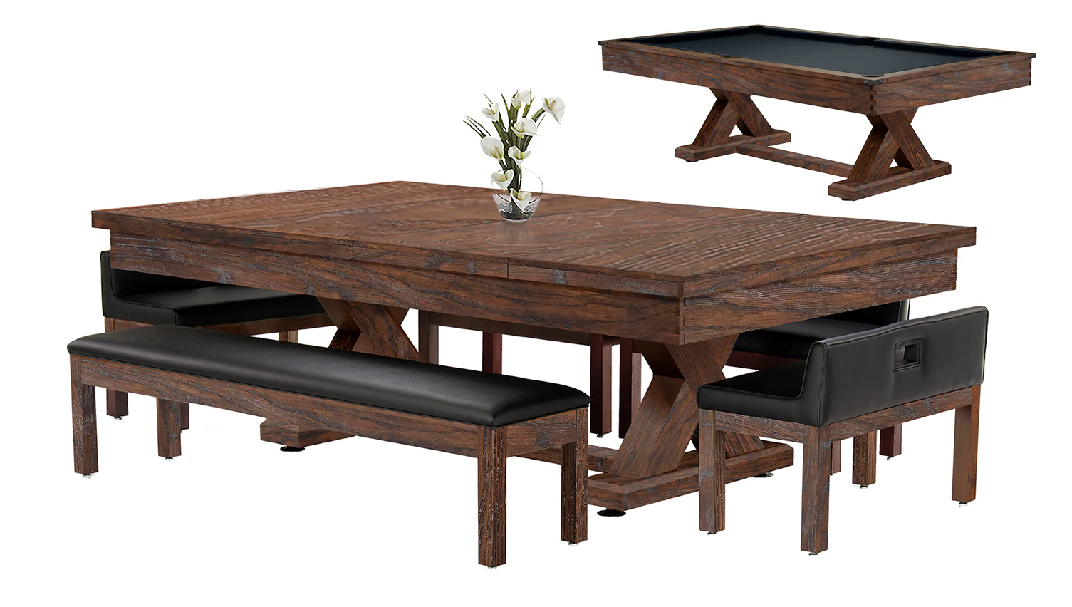 Cumberland 7 Ft Pool Table Dining Collection - Image 18