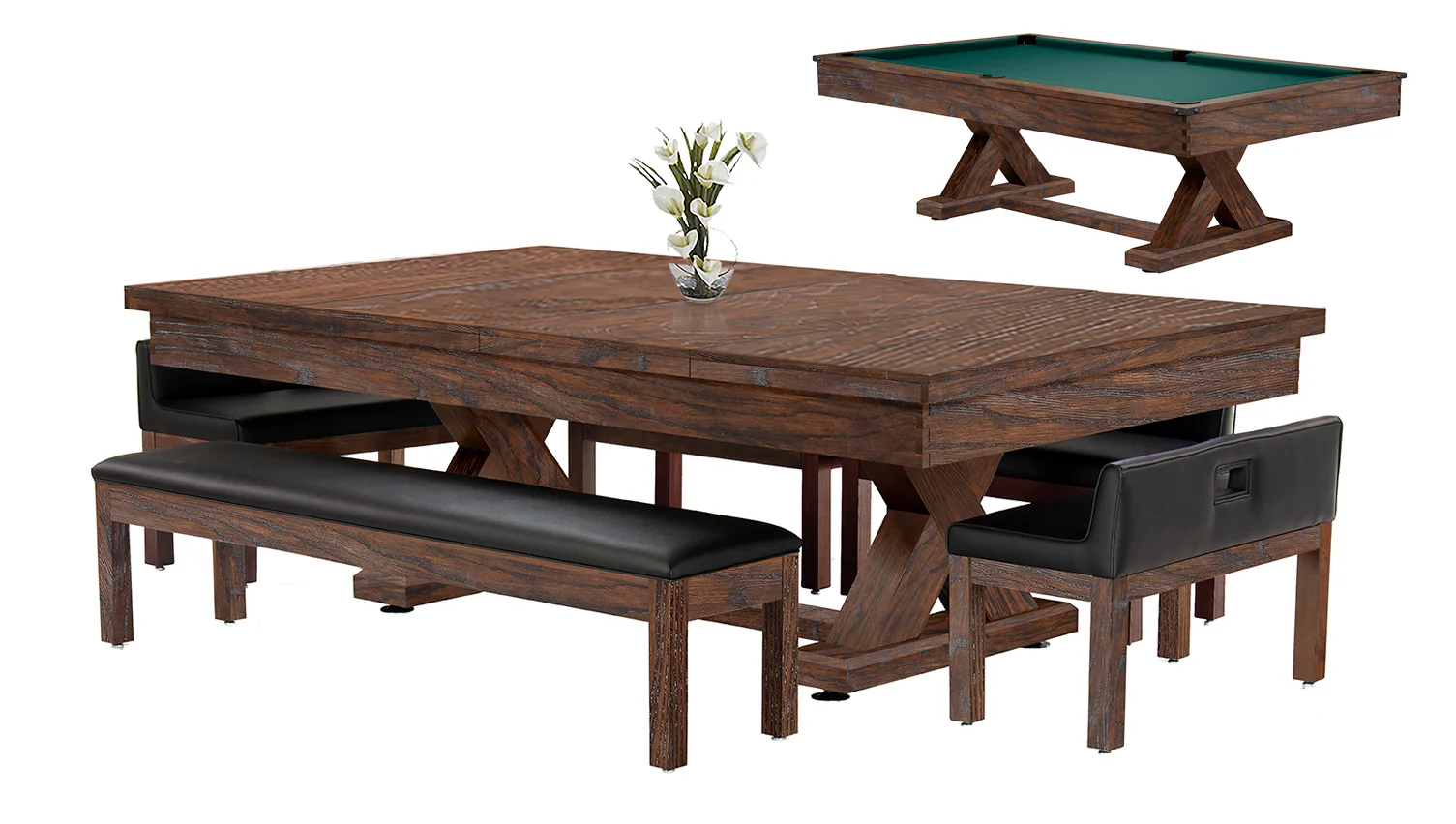 Cumberland 7 Ft Pool Table Dining Collection - Image 20