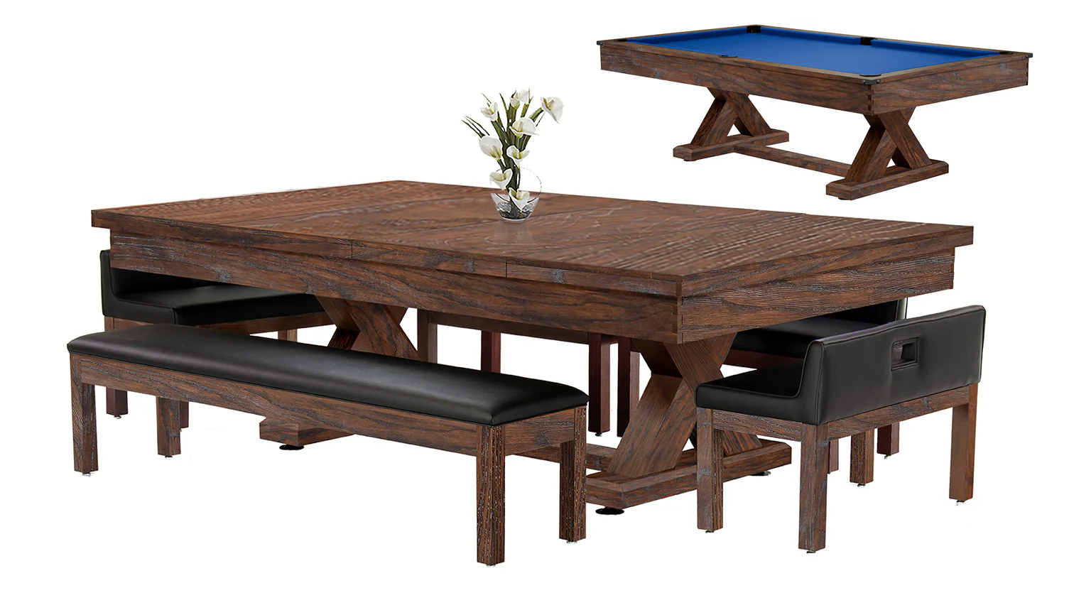 Cumberland 7 Ft Pool Table Dining Collection - Image 23