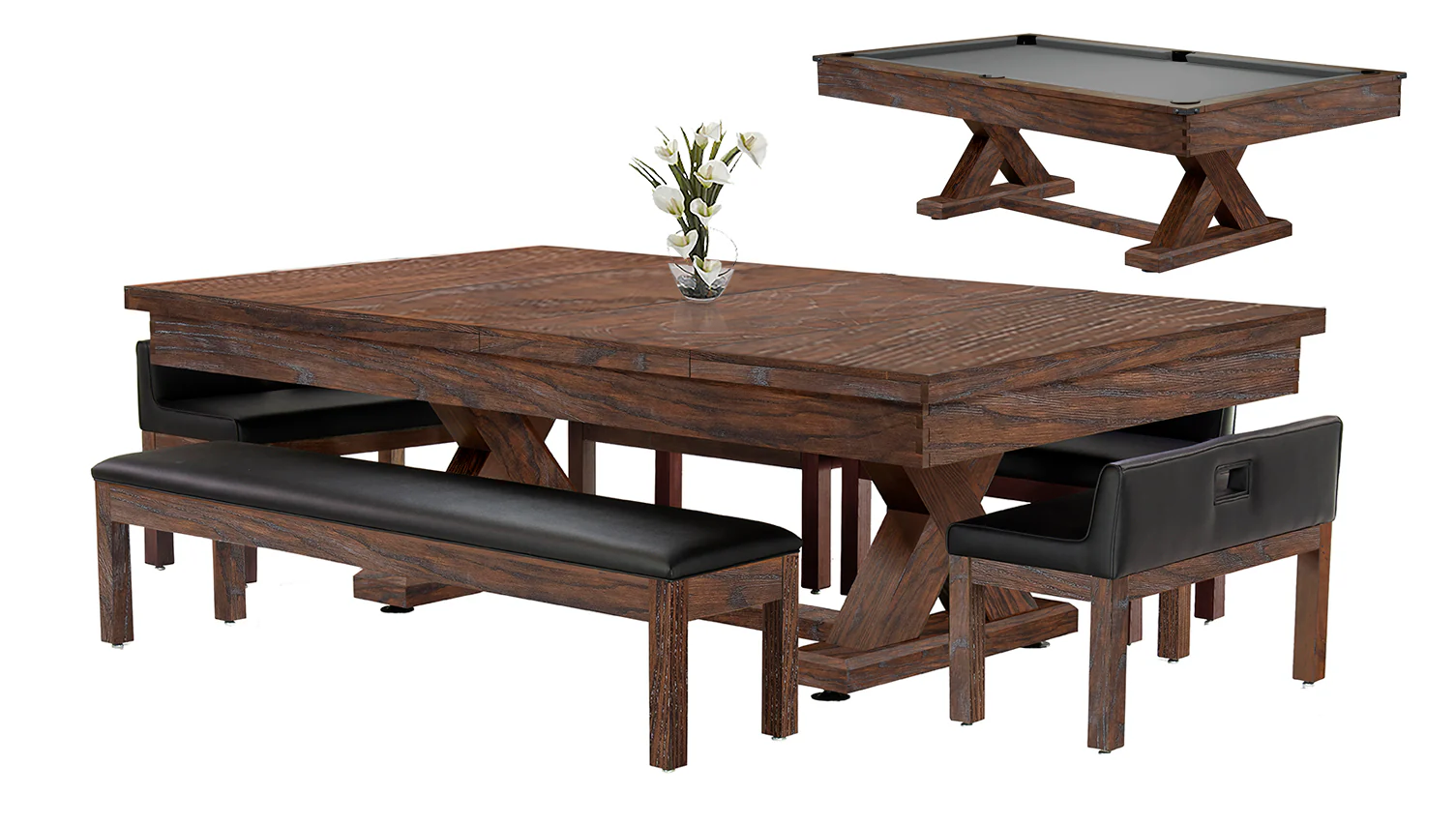 Cumberland 7 Ft Pool Table Dining Collection - Image 24