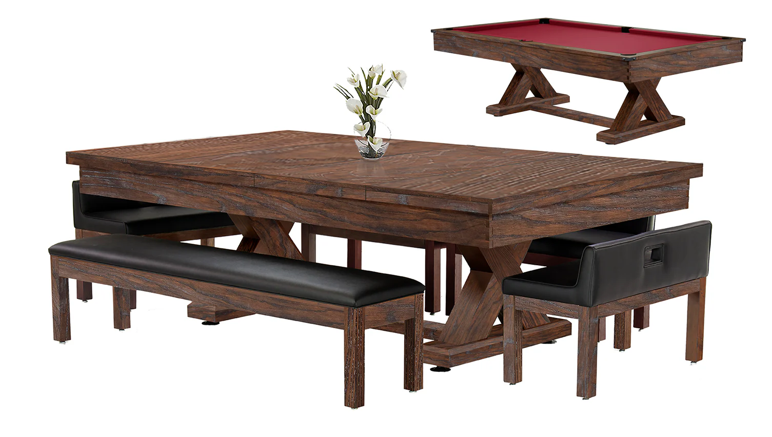 Cumberland 7 Ft Pool Table Dining Collection - Image 26