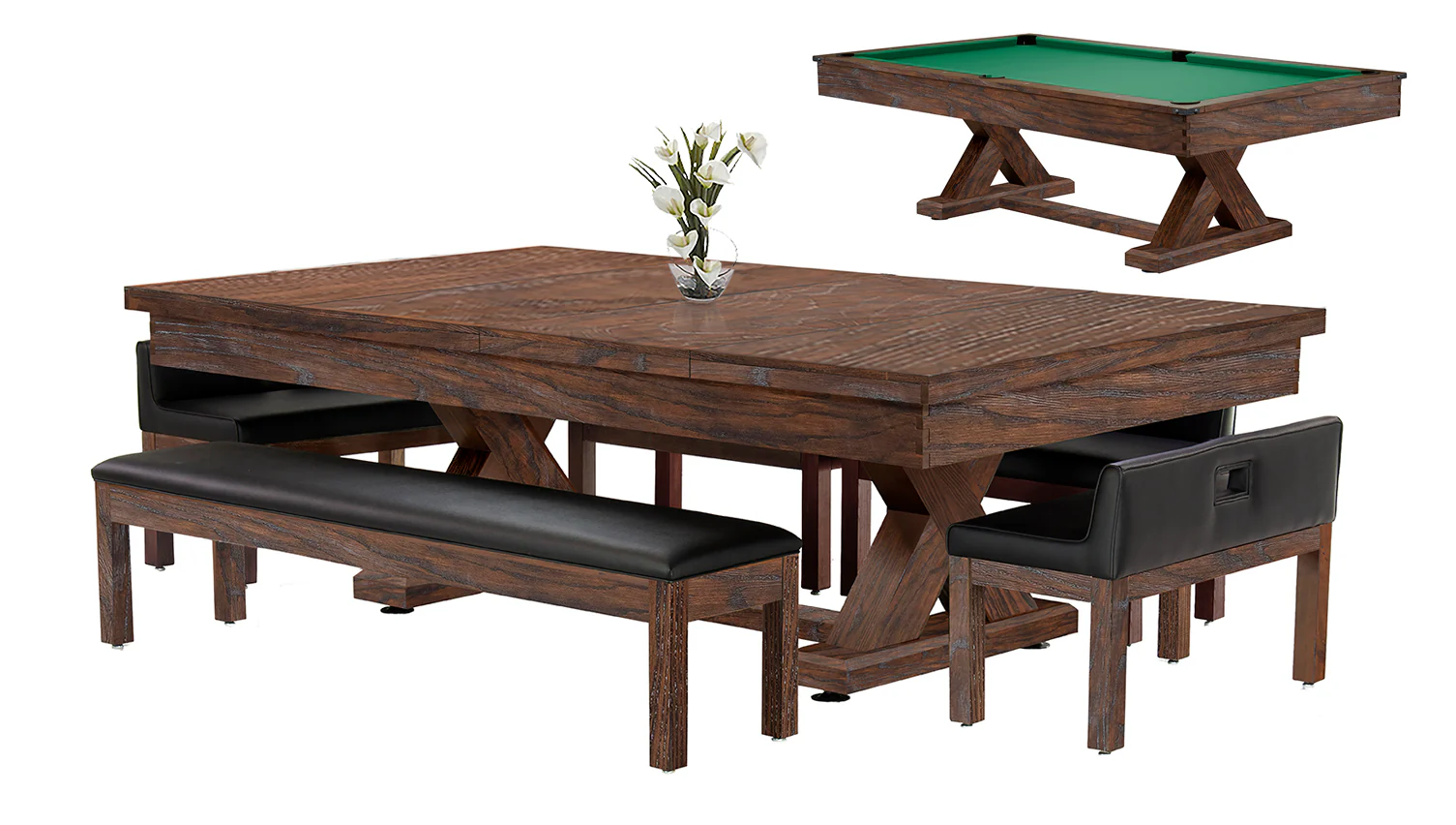 Cumberland 7 Ft Pool Table Dining Collection - Image 28