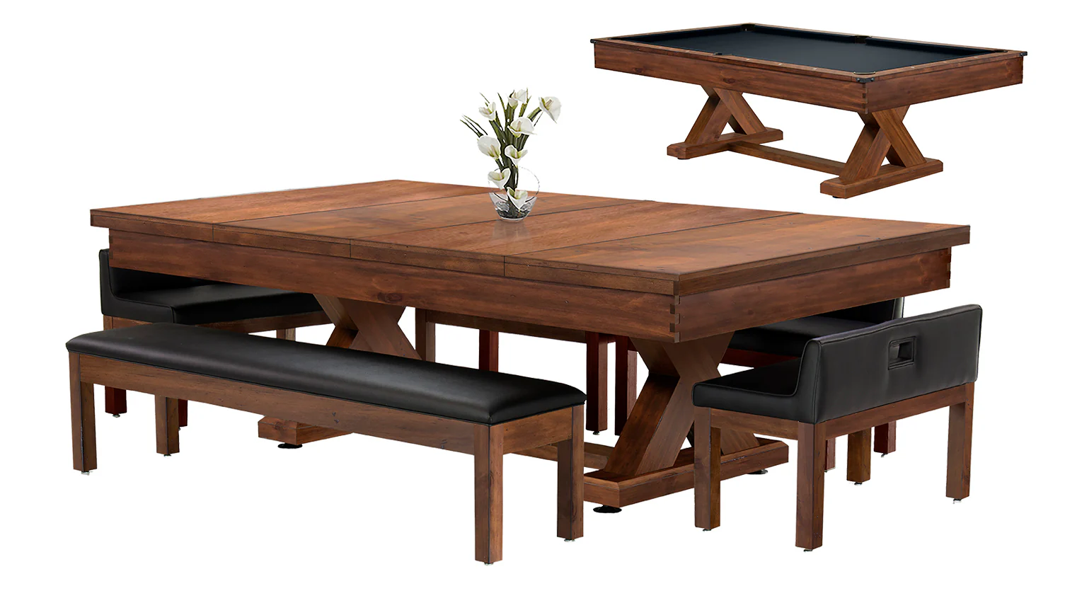 Cumberland 7 Ft Pool Table Dining Collection - Image 30
