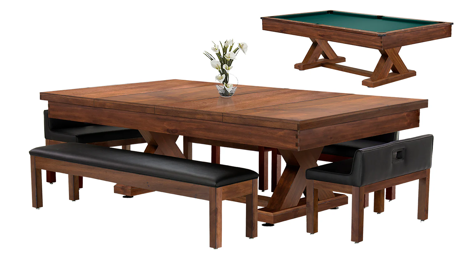 Cumberland 7 Ft Pool Table Dining Collection - Image 32