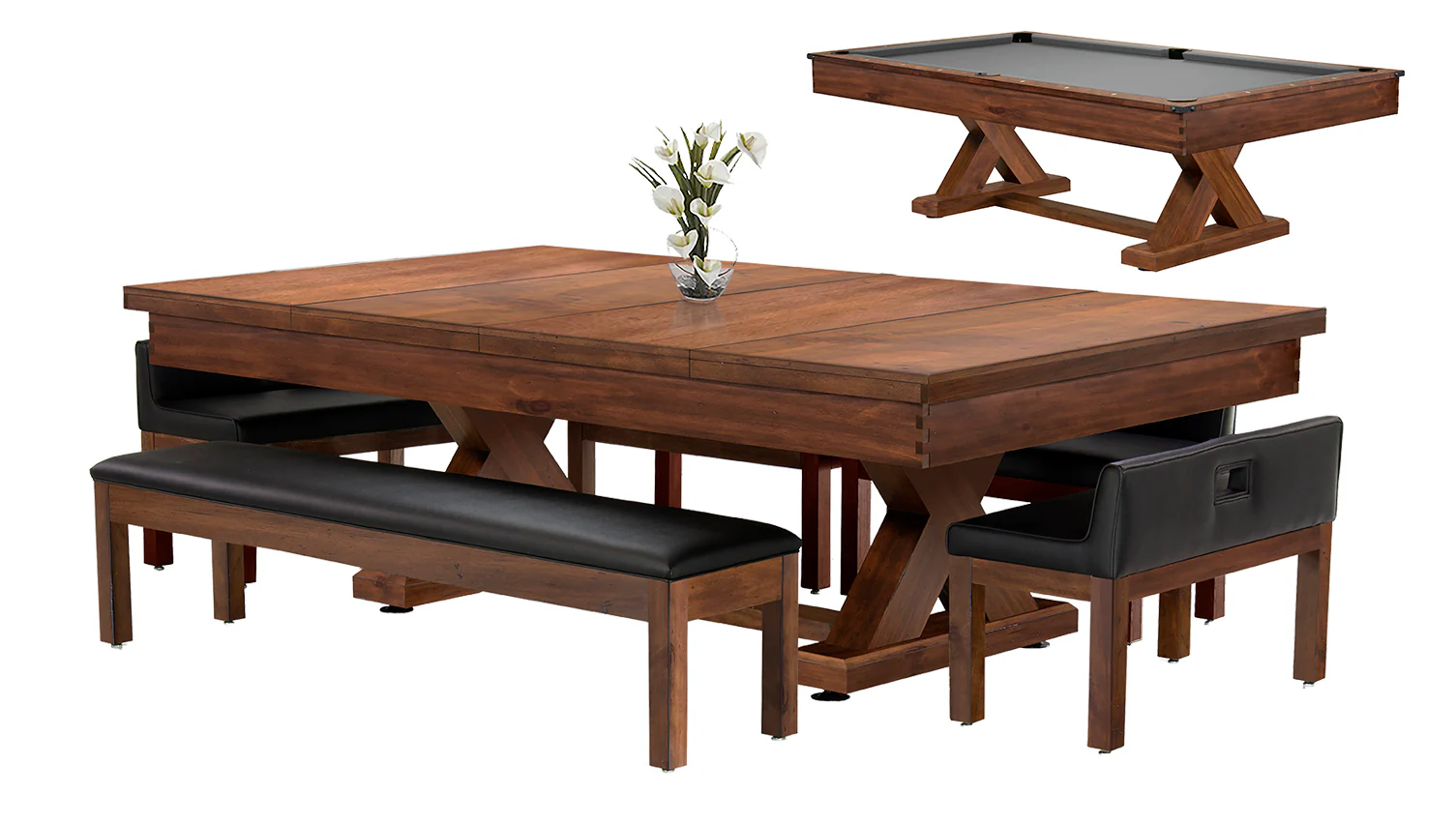 Cumberland 7 Ft Pool Table Dining Collection - Image 36