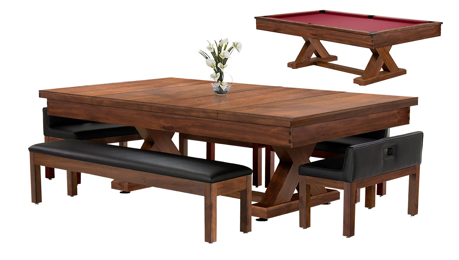 Cumberland 7 Ft Pool Table Dining Collection - Image 38