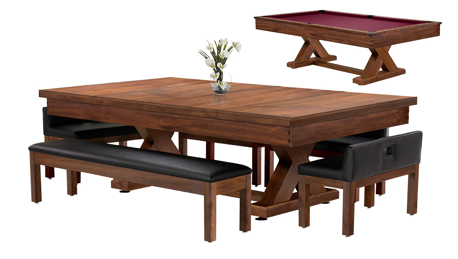 Cumberland 7 Ft Pool Table Dining Collection - Image 41