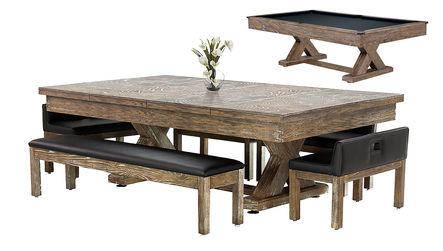 Cumberland 7 Ft Pool Table Dining Collection - Image 42