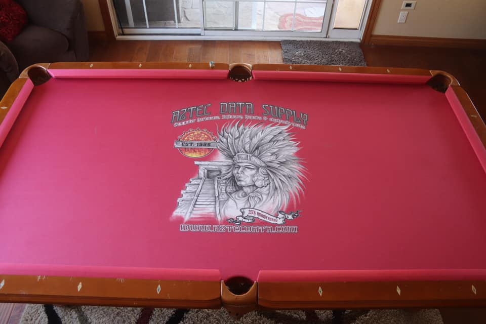 Custom Printed Pool Table Cloth - Image 6