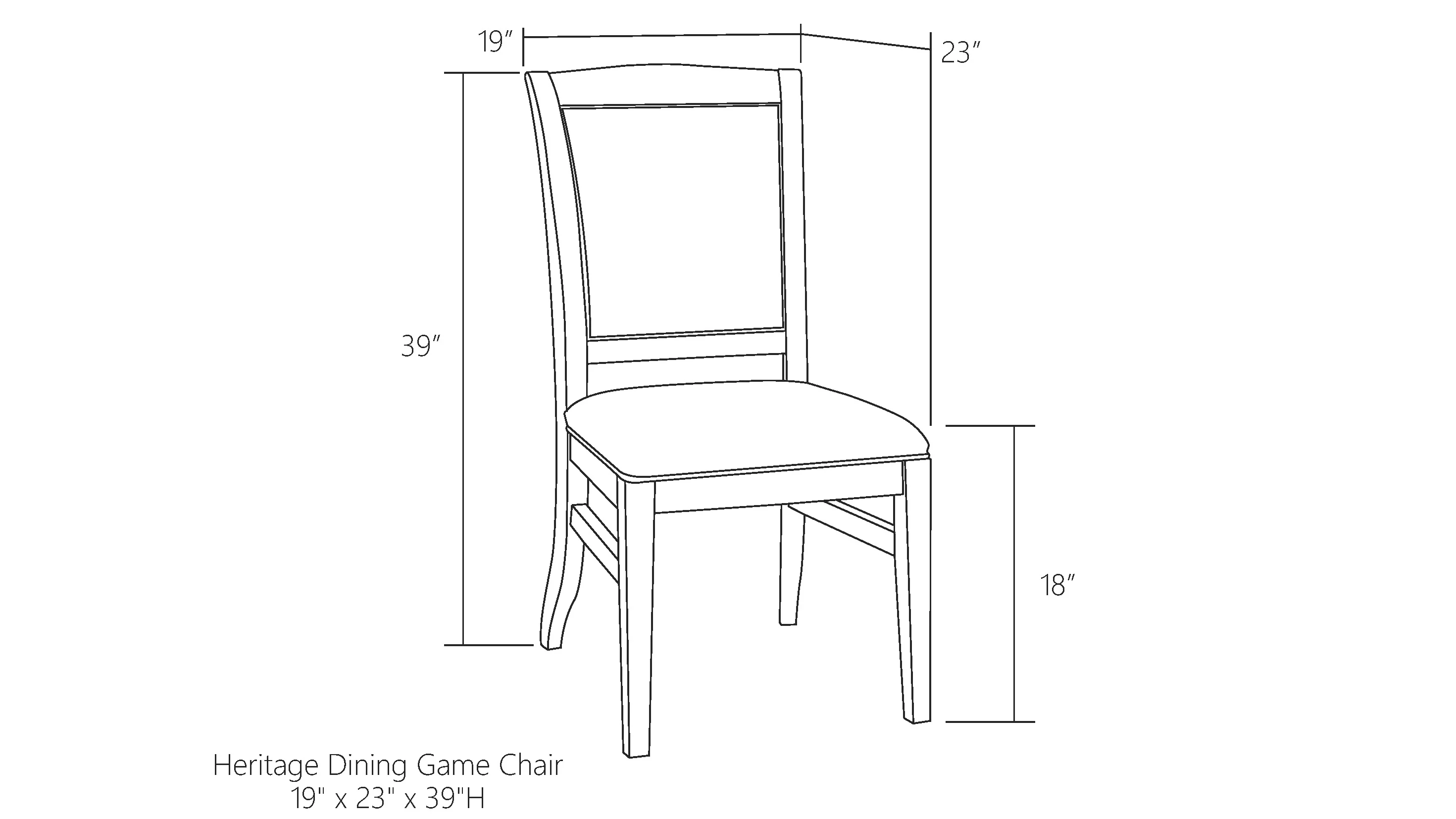 Heritage Dining Game Chair - Image 6
