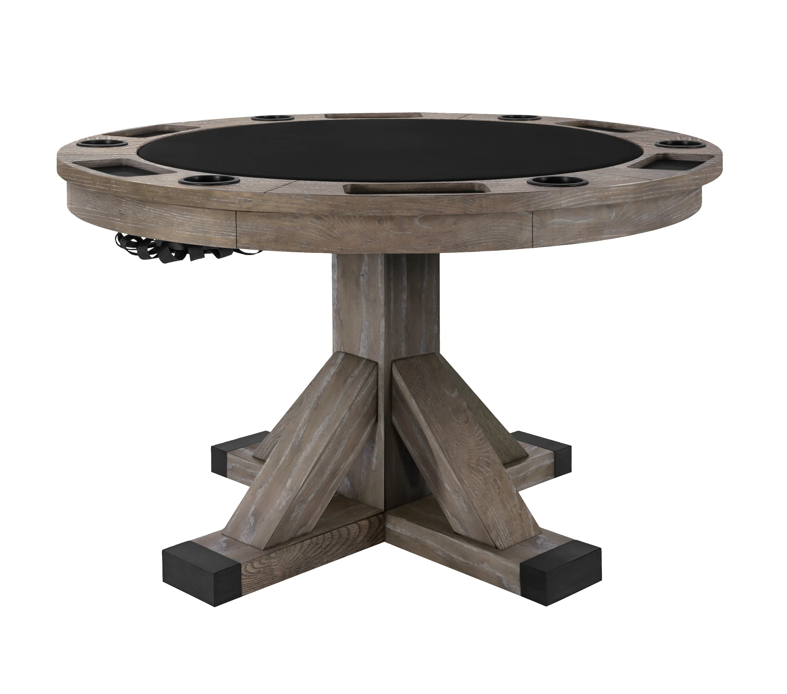 Sterling 3 in 1 Game Table With Bumper Pool - Rustic Series - Image 17