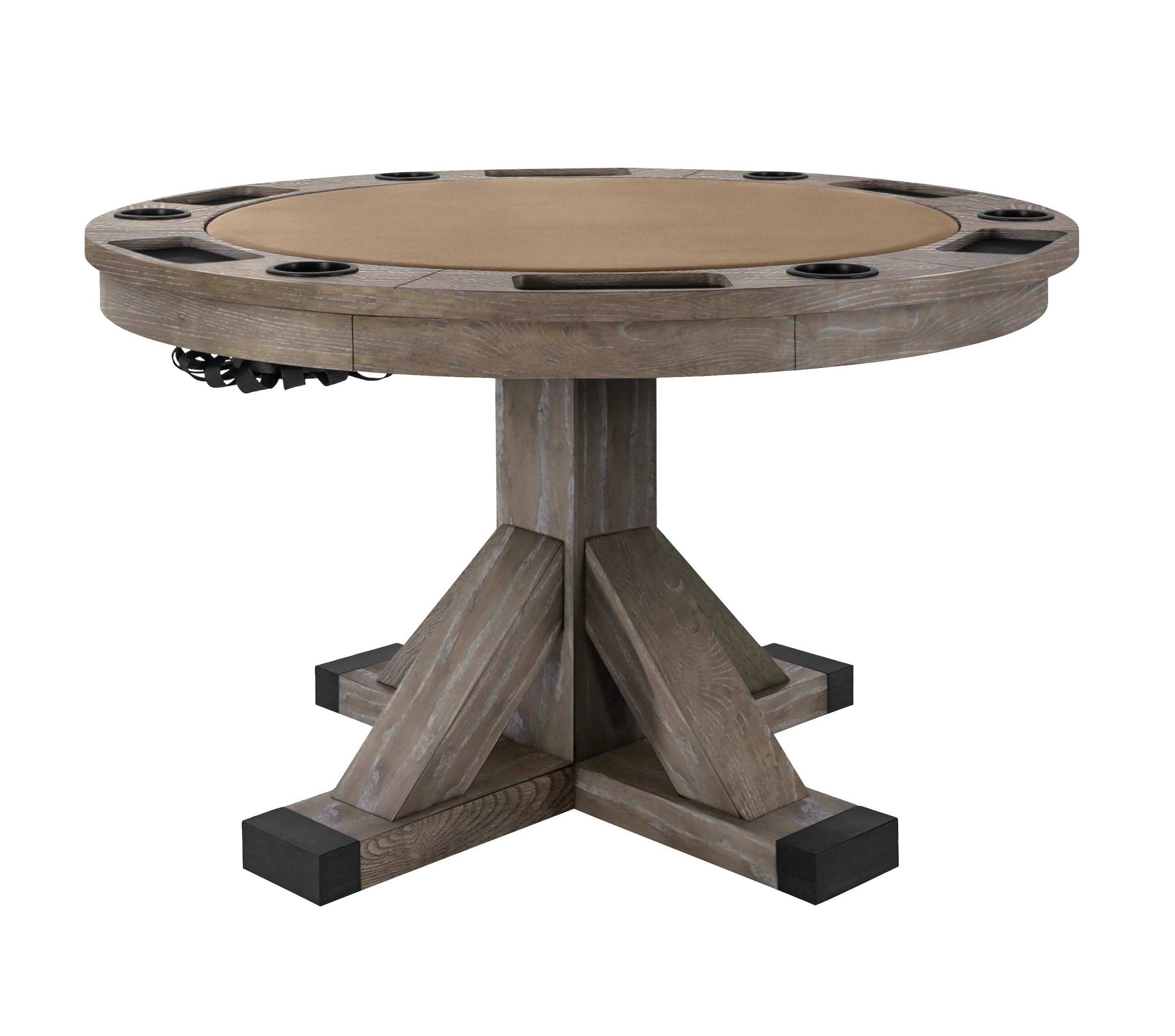 Sterling 3 in 1 Game Table With Bumper Pool - Rustic Series - Image 19