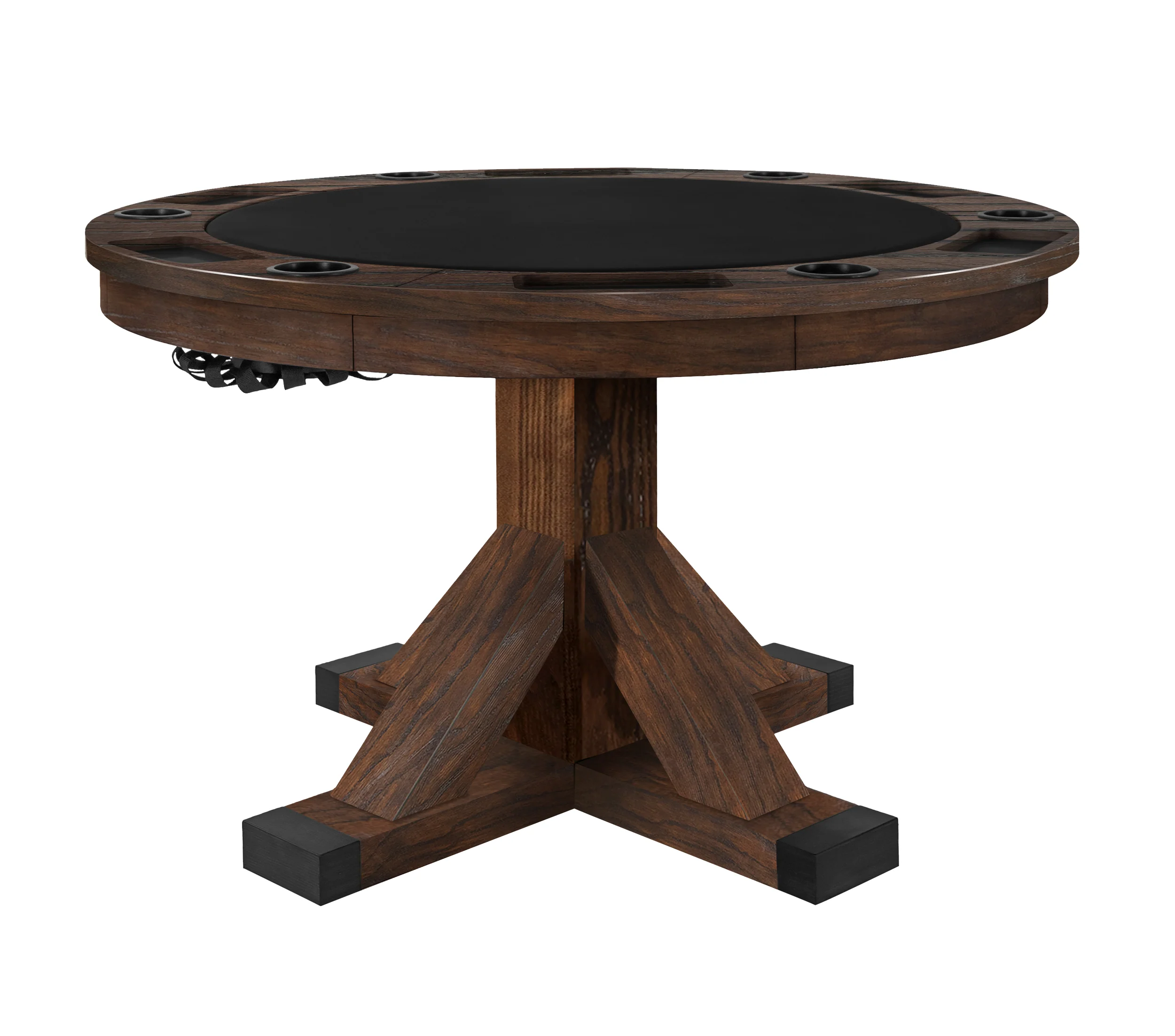 Sterling 3 in 1 Game Table With Bumper Pool - Rustic Series - Image 25