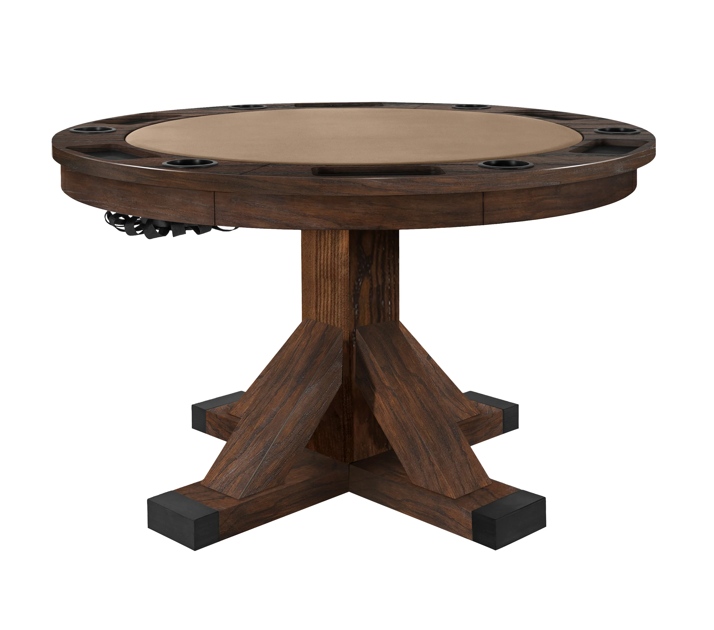 Sterling 3 in 1 Game Table With Bumper Pool - Rustic Series - Image 27