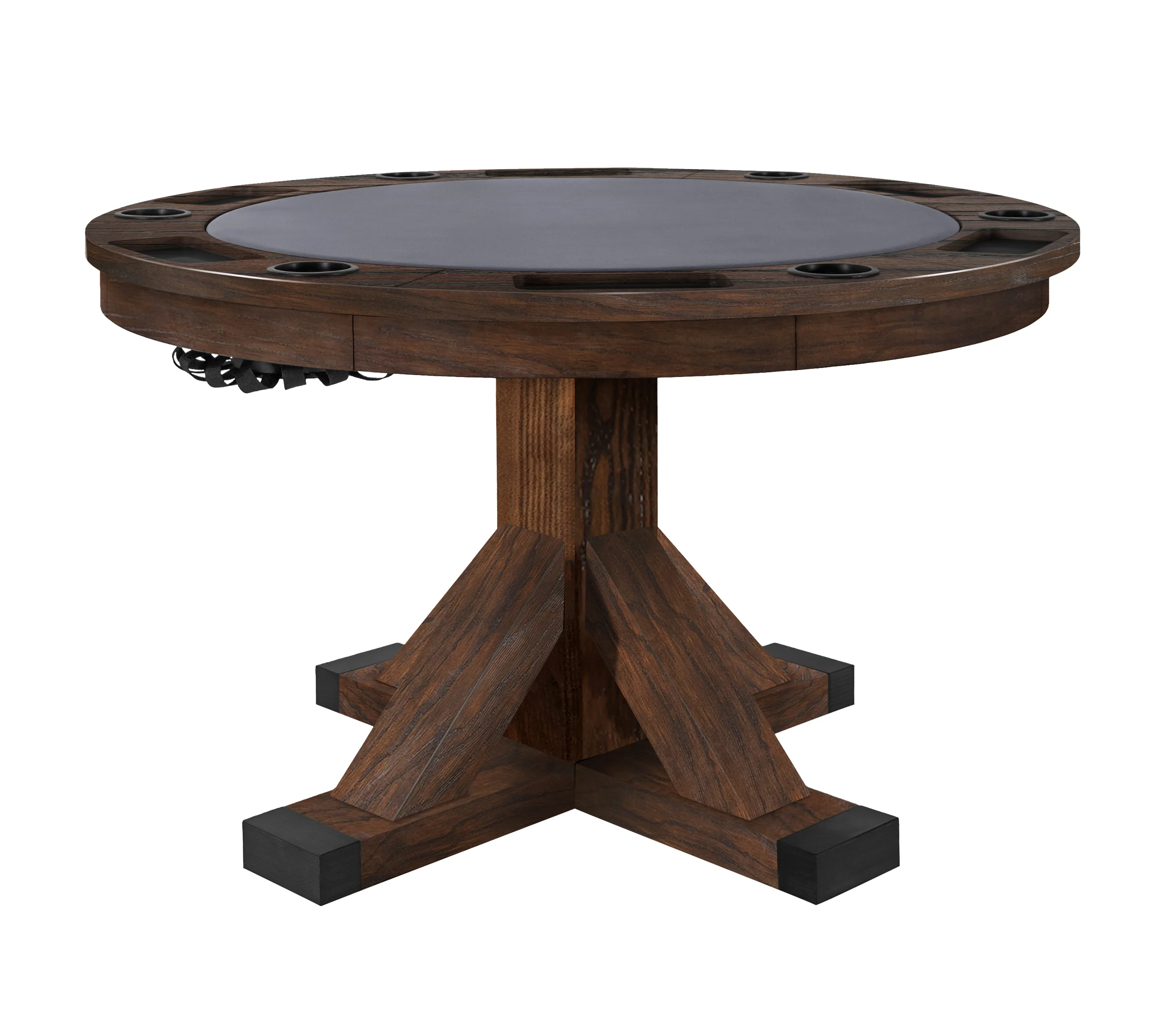Sterling 3 in 1 Game Table With Bumper Pool - Rustic Series - Image 29