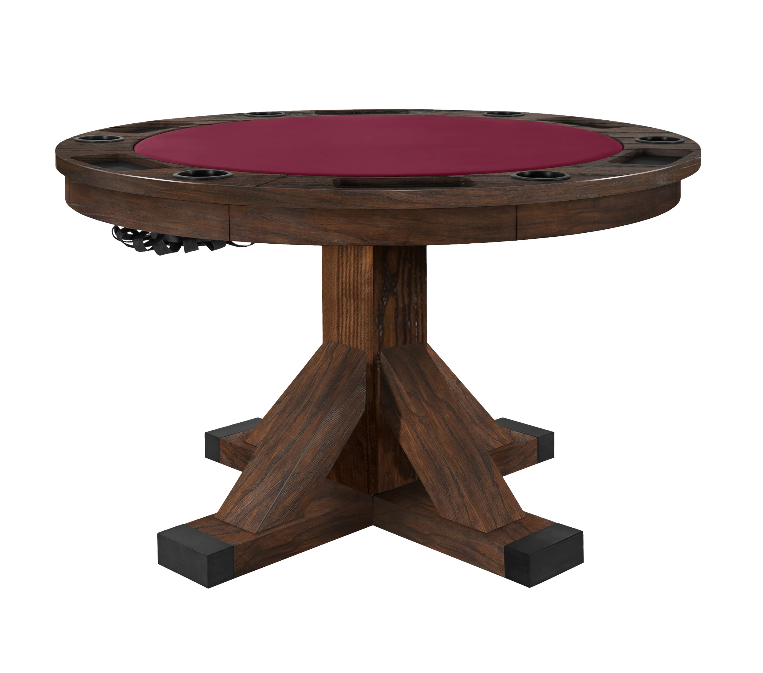 Sterling 3 in 1 Game Table With Bumper Pool - Rustic Series - Image 32