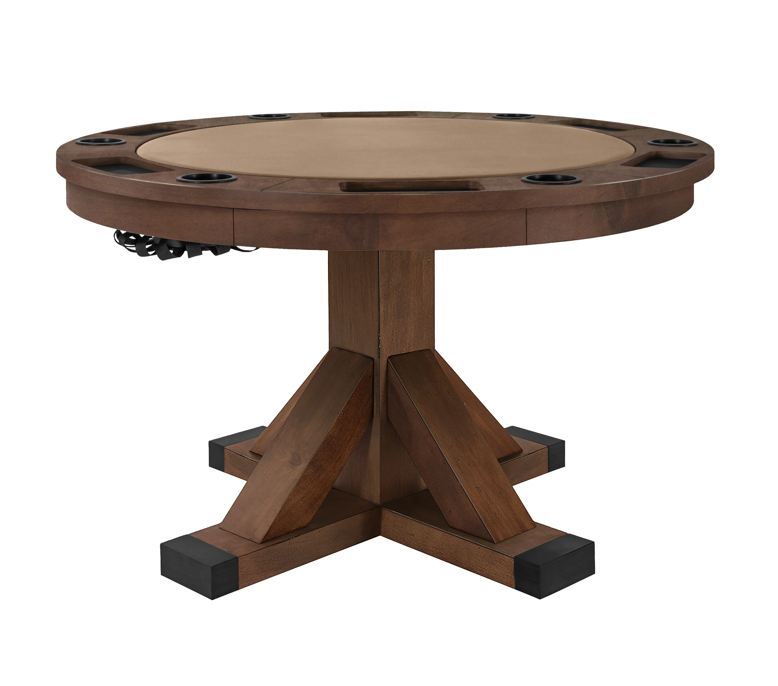 Sterling 3 in 1 Game Table With Bumper Pool - Rustic Series - Image 35