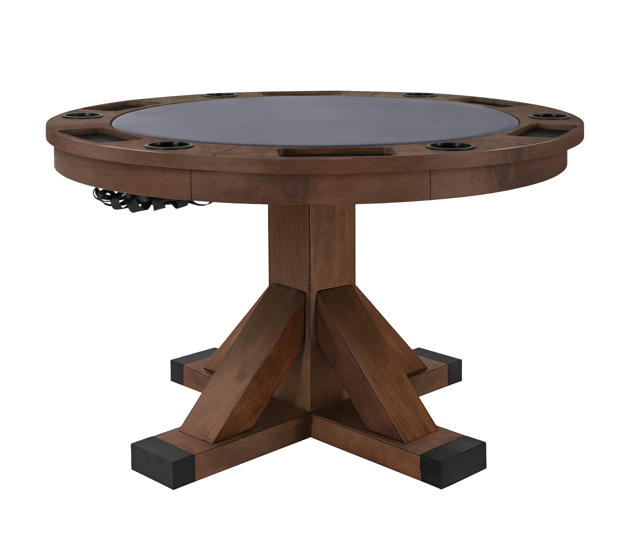Sterling 3 in 1 Game Table With Bumper Pool - Rustic Series - Image 37
