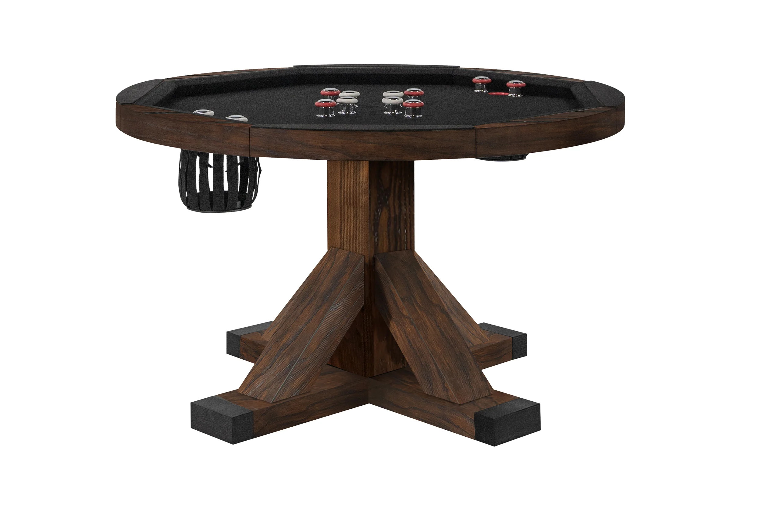 Sterling 3 in 1 Game Table With Bumper Pool - Rustic Series - Image 5